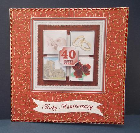 Ruby Wedding 4-square by Jacqueline Bunnett