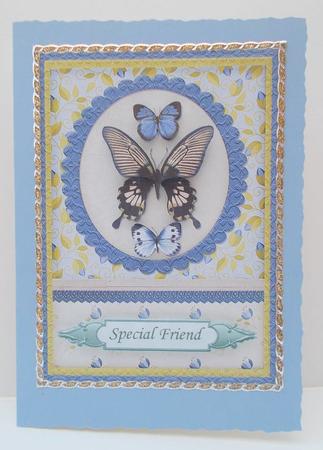 Card Topper Butterflies by Jacqueline Bunnett