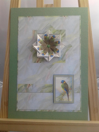 Teabag Card Front and Teabag Tiles - Exotic Bird 1 Featured Gallery Photo