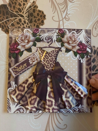 Gorgeous Wild Print Dress Card Front Kit by Jacqueline  Herbert 