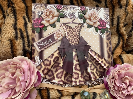 Insert to Compliment Wild Dress Card Front by Jacqueline  Herbert 