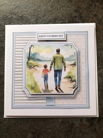 Fathers Watercolour Topper Kit  by Jacqueline Moffat