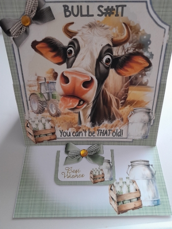 7x7 Holy cow male choice of four mini kit by Jacqueline Sinden