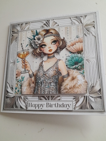 Birthday cocktails art deco by Jacqueline Sinden