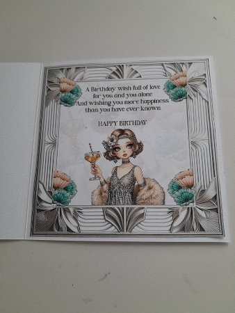 Birthday cocktails art deco by Jacqueline Sinden
