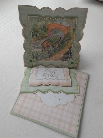 Along the Canal Easel Card Kit by Jacqueline Sinden