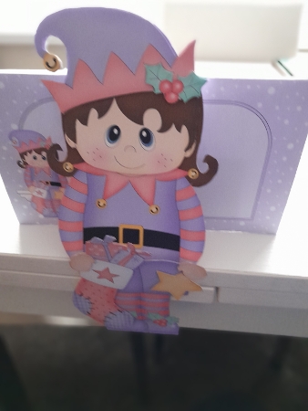 3D on the Shelf Card Kit - Christmas Little Elf by Jacqueline Sinden
