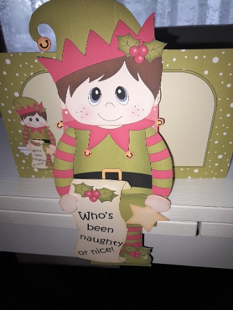 3D on the Shelf Card Kit - Christmas Little Elf by Jacqueline Sinden