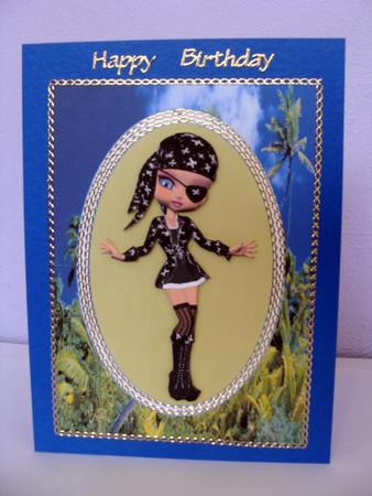 Morgana the Pirate Flip Card Sheet by Jacquelyn Burton