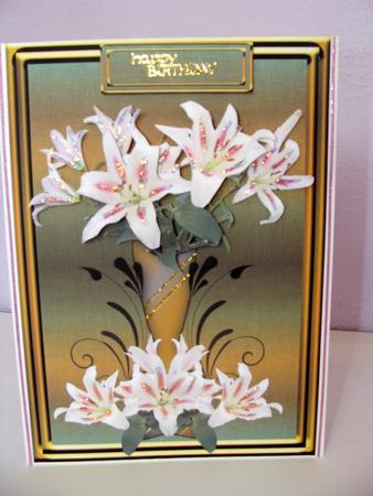 Framed Lilies for You by Jacquelyn Burton