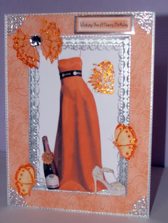 Pretty Ladies Evening Gown by Jacquelyn Burton