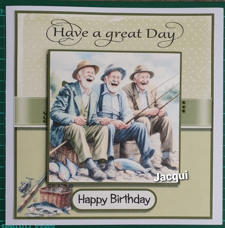 Man, Its Fishing Day by Jacqui Woodward