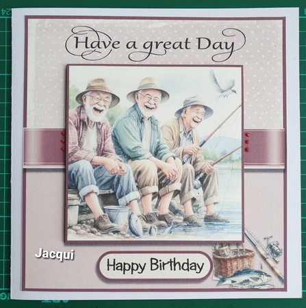 Man, Its Fishing Day by Jacqui Woodward