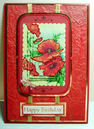 Scallop Red Poppies by Jae Sutherland