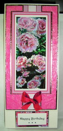 Old English Tea Rose Pyramid Design Sheet by Jae Sutherland