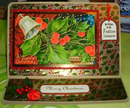 Christmas Holly and Bells by Jae Sutherland