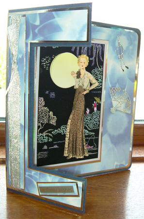 Art Deco Lady in the Orient by Jae Sutherland