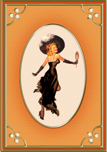 A5 'gold Metallic Frame' Card Front or Insert by Jan Barcelo