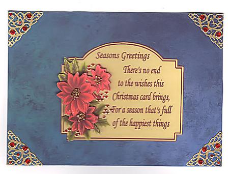 Poinsettia and Bows Toppers by Jan Barcelo