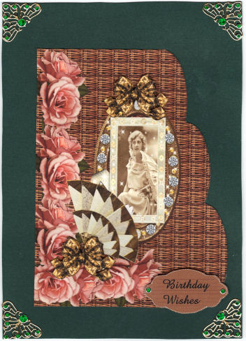 Brown Vintage Lady by Jan Barcelo