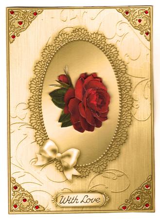 Mini Series Double Red Rose by Jan Barcelo