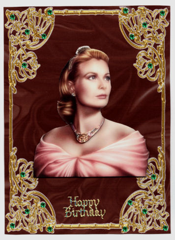 Chocolate Silk Card Front by Jan Barcelo