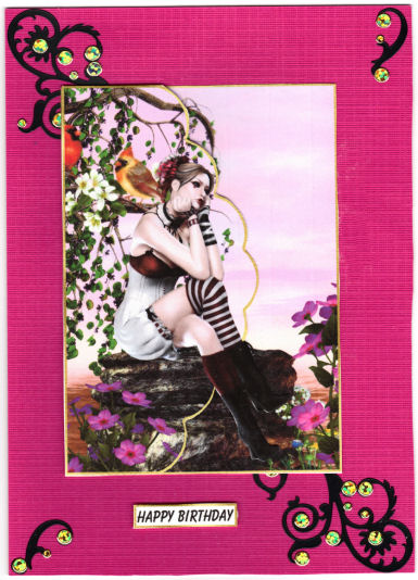 The Thinker Envelope Card by Jan Barcelo