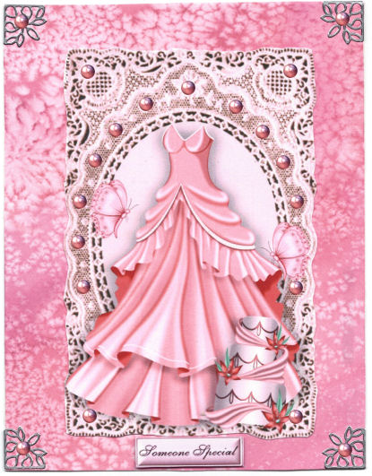 Vintage Lace Toppers, with Ball Gowns and Cakes by Jan Barcelo