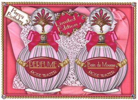 Rose Perfume and Bath Duo Gift Box A4 Picture Sheet by Jan Barcelo