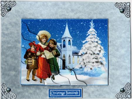The Vintage Carolers at Church Side Stacker by Jan Barcelo