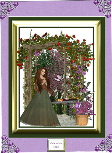 Beauty Under the Rose Arch by Jan Barcelo