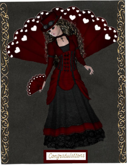 Beautiful Fan Lady Decoupage 2 by Jan Barcelo