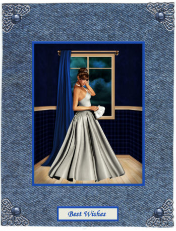 Waiting to Leave for Ball Decouapge by Jan Barcelo