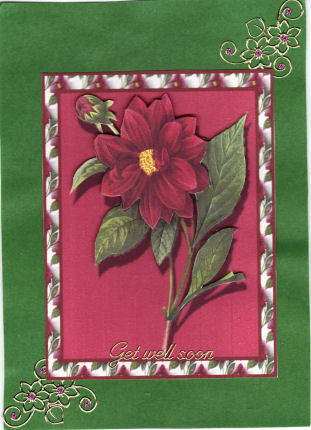 Peony Card Front by Jan Barcelo