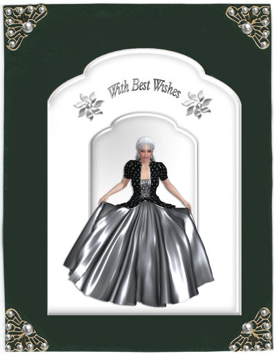 Elegance Scalloped Top Quick Card by Jan Barcelo