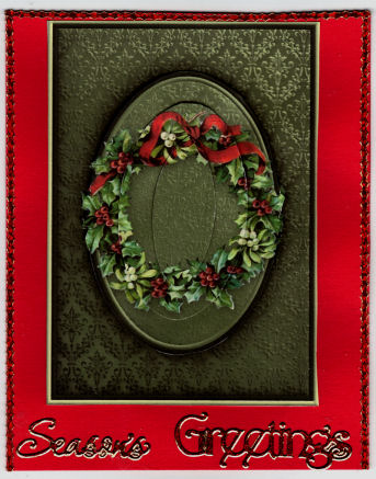 Holly Wreath Quick Card by Jan Barcelo