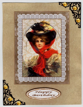The Vintage Lady Oval Pyramid by Jan Barcelo