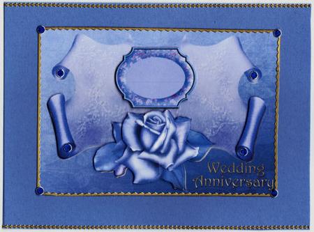 Wedding Anniversary-blue by Jan Barcelo