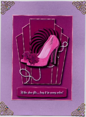 Shoes Card Topper 3 by Jan Barcelo