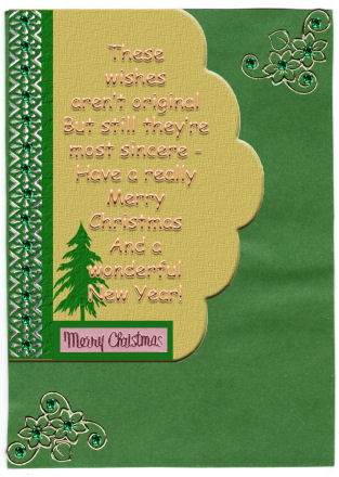 Insert for 5 x 7 Card for Christmas with Verse by Jan Barcelo