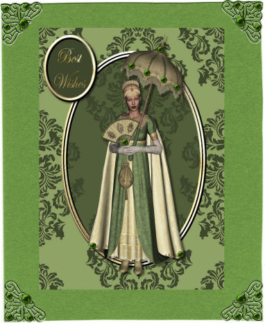 Victorian Sage Quick Card by Jan Barcelo