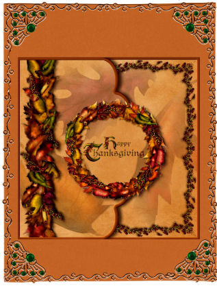 Autumn Envelope Card by Jan Barcelo