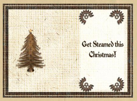 A Steampunk Christmas 'get Steamed' Insert by Jan Barcelo
