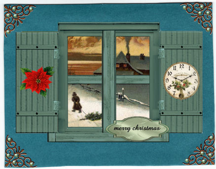 Christmas Window by Jan Barcelo