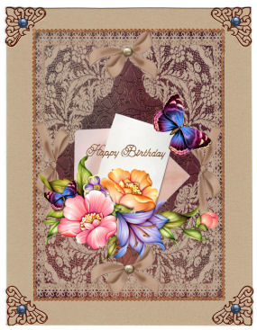 Beautiful Bouquet Quick Card by Jan Barcelo