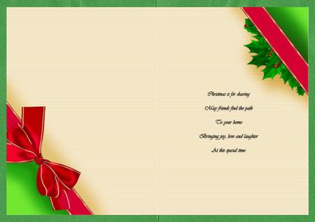 Christmas Holly Insert by Jan Barcelo