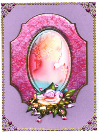 Framed Cameo by Jan Barcelo