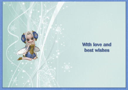 A Fairy Cardmaking Insert by Jan Barcelo