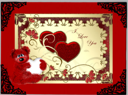 To My Love Valentine/ Anniversary/ Birthday Topper & Insert 5 by Jan Barcelo
