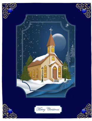 Christtmas Church by Jan Barcelo